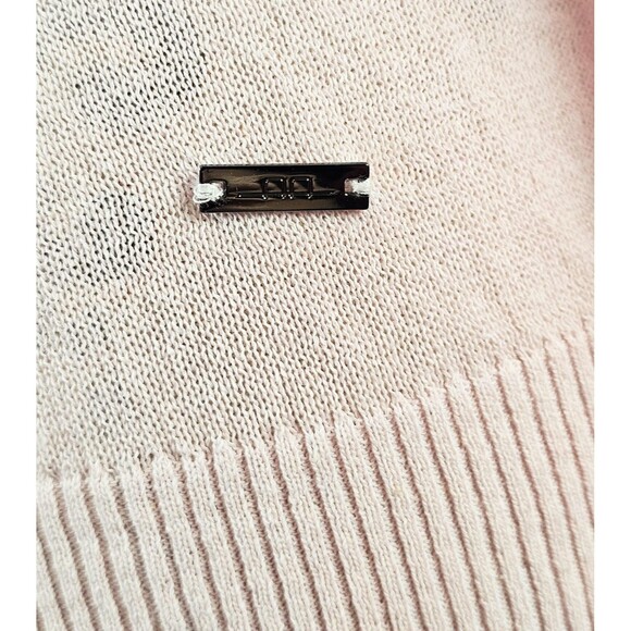 NWT $160 HORSEWARE IRELAND Platinum Womens S Linen Riding Sweater Dust Pink - Picture 4 of 12